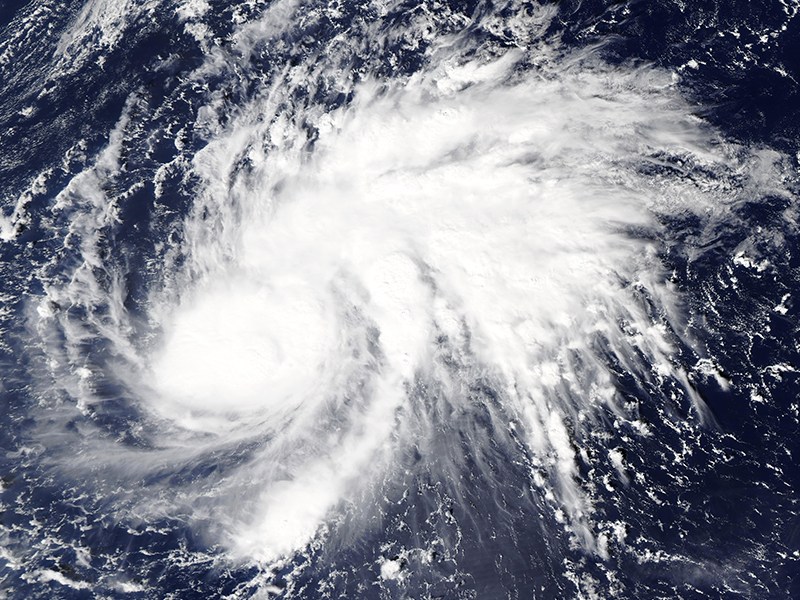 A satellite image of Typhoon Goni (Rolly). Image Credit: MODIS Land Rapid Response Team, NASA GSFC