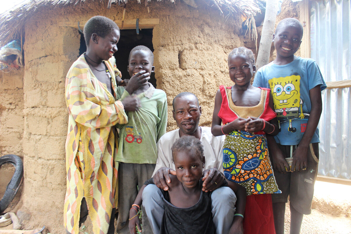 Jean and his family were forced to move twice – the first time when their home and crops were destroyed by flooding, and the second time when Boko Haram attacked their village. They have now moved to another village in Cameroon.